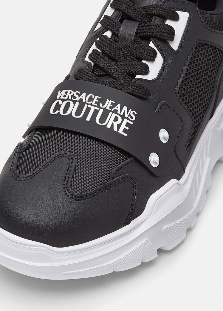 Versace Jeans Couture Men Versace Jeans Couture Fondo Speedtrack Black  White - MakeMenStore