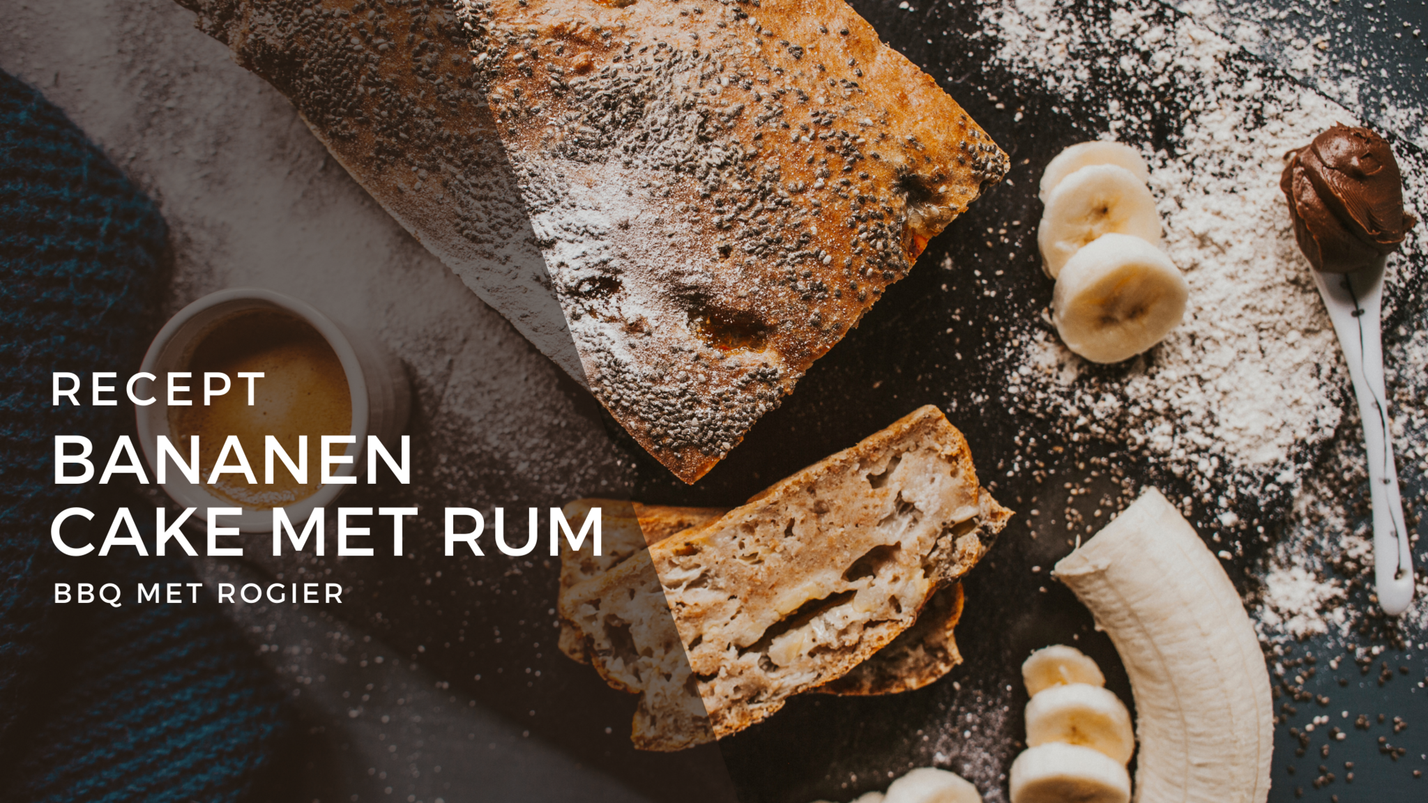 Bananencake met rum