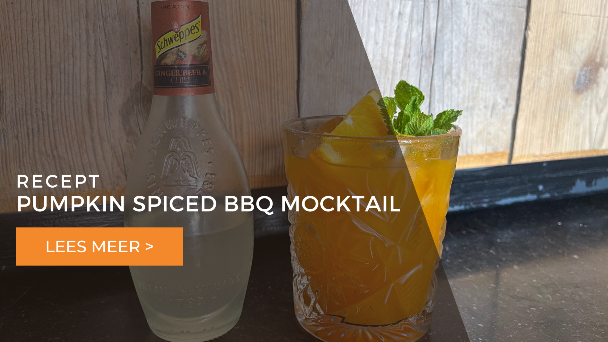 Pumpkin spiced bbq mocktail