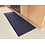 JYG CLUB MARINE BLEU - Tapis de cuisine en feutre aiguilleté, antidérapant. Pour la protection du sol. Effet lignes 3D avec bordure. - largeur 66cm