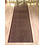 JYG CLUB BRUIN - Naaldvilt Keukenloper tapijt. anti-slip. Voor bescherming van vloeren. 3D lijnen effect met rand. - breedte 66cm