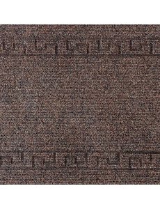 JYG Greece - tapis cuisine en  aiguilleté - marron- 50 cm