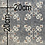 JYG Bonn - Tapis en PVC - antidérapant - Pour la protection des sols - Design des carreaux de ciment. - largeur 80 cm