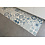 JYG Köln - Vinyl Keukenloper PVC tapijt. anti-slip. Voor bescherming van vloeren. Cementtegel ontwerp. - breedte 80cm
