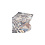JYG Casablanca - Keukenloper  tapijt. anti-slip. Voor bescherming van vloeren. Cementtegel ontwerp. - breedte 70 cm