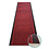 JYG CLUB ROOD - Naaldvilt Keukenloper tapijt. anti-slip. Voor bescherming van vloeren. 3D lijnen effect met rand. - breedte 66cm