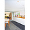 JYG RACING - Naaldvilt Keukenloper tapijt. anti-slip. Voor bescherming van vloeren. 3D lijnen effect met rand. - breedte 66cm