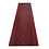 JYG STONE ROOD - Naaldvilt Keukenloper tapijt. anti-slip. Voor bescherming van vloeren. 3D steen effect met rand. - breedte 66cm
