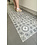 JYG BEVERE - Tapis en PVC - antidérapant - Pour la protection des sols - Design des carreaux de ciment. - largeur 62cm