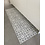 JYG BEVERE - Tapis en PVC - antidérapant - Pour la protection des sols - Design des carreaux de ciment. - largeur 62cm