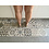 JYG Siena - Vinyl Keukenloper PVC tapijt. anti-slip. Voor bescherming van vloeren. Cementtegel ontwerp. - breedte 60 cm