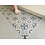 JYG BARI - PVC-Teppich  - rutschfest. - Zum Schutz von Fußböden - Zementfliesen-Design - breite 50cm