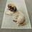 JYG BELFAST - Vinyl Keukenloper PVC tapijt. anti-slip. Voor bescherming van vloeren. Cementtegel ontwerp. - breedte 80 cm