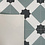 JYG POSTEL - Vinyl Keukenloper PVC tapijt. anti-slip. Voor bescherming van vloeren. Cementtegel ontwerp. - breedte 50cm