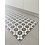 JYG TEMSE - Tapis en PVC - antidérapant - Pour la protection des sols - Design des carreaux de ciment. - largeur 80 cm