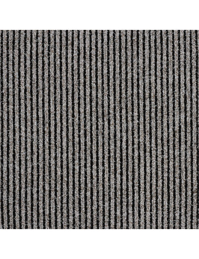 JYG Stripe - tapis cuisine en  aiguilleté - beige- noir - 100cm