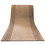 JYG CORSICA  Beige- Naaldvilt Keukenloper tapijt. anti-slip. Voor bescherming van vloeren. Griekse sleutel rand. - breedte 66cm