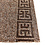 JYG CORSICA  Beige- Naaldvilt Keukenloper tapijt. anti-slip. Voor bescherming van vloeren. Griekse sleutel rand. - breedte 66cm