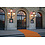 JYG Tapis orange sur 2m , Décoration, Carnaval, Soirée à thème, VIP, Mariage, Hollywood, Film, Halloween largeur 200cm - longueurs variables sur longueur