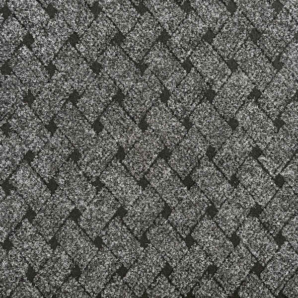 JYG UNION Antrazit- Nadelfilz Küchenläufer Teppich. rutschfest. Zum Schutz von Fußböden. 3D-Streifen effekt - Breite 66cm