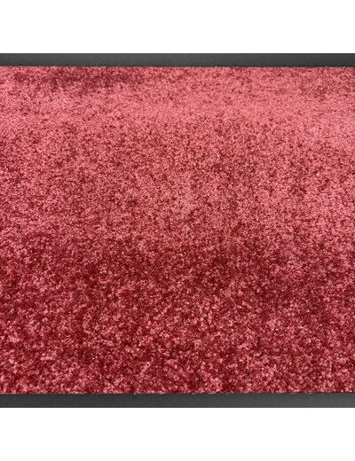 JYG Cleanwash rood 90cm breed - deurmat 2 lange zijden afwerking - Droogloop - Schoonloop loper - of Maatwerk