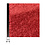 JYG Cleanwash rouge - Paillasson Tapis d'entrée, avec pare-chocs de 1,5 cm sur les 2 côtés. Absorbe la poussière et l'eau avec un support antidérapant. Pour la protection des sols. Retient l'eau et la poussière. Motif uni. - largeur 120cm