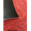 JYG Cleanwash rouge - Paillasson Tapis d'entrée, avec pare-chocs de 1,5 cm sur les 2 côtés. Absorbe la poussière et l'eau avec un support antidérapant. Pour la protection des sols. Retient l'eau et la poussière. Motif uni. - largeur 120cm