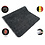 JYG Katcot zwart/antraciet - super absorberende deurmat inkomloper, machine wasbaar met anti-slip rugzijde. Voor bescherming van vloeren. Houdt het water en stof vast - breedte 80cm