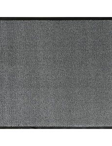 JYG Olympia grau - 2 Seiten-Verarbeitung - Fussmatte Schmutzfangläufer Innen- und Außeneinsatz  - Personalisierung - 90cm