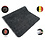 JYG Katcot noir/anthracite - tapis d'entrée super absorbant, lavable en machine, avec support antidérapant. Pour la protection du sol. Arrête l'eau et la poussière - largeur 120cm