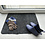 JYG Katcot noir/anthracite - tapis d'entrée super absorbant, lavable en machine, avec support antidérapant. Pour la protection du sol. Arrête l'eau et la poussière - largeur 120cm