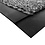 JYG Enter grijs breedte 120cm - inkomloper, met aan de 4 zijden een rand van 2.5cm. Stofabsorberend en anti-slip rugzijde. Voor bescherming van vloeren. Houdt het stof buiten. Gespikkeld ontwerp.