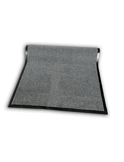 JYG Olympia grijs - 4 zijden afwerking - deurmat Schoonloop loper  voor binnen- en buiten gebruik - Maatwerk - 90cm