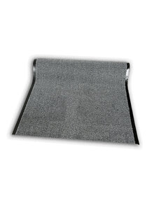 JYG Olympia grijs - 2 lange zijden afwerking - deurmat Schoonloop loper  voor binnen- en buitengebruik - Maatwerk - 90cm