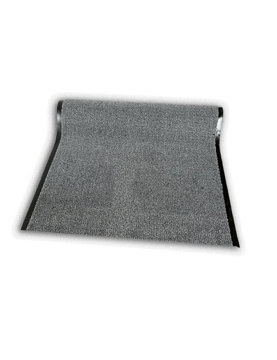 JYG Olympia grijs - 2 lange zijden afwerking - deurmat Schoonloop loper  voor binnen- en buitengebruik - Maatwerk - 90cm