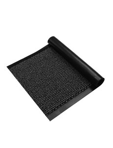 JYG Enter grijs - breedte 120cm - 2 lange zijden afwerking - Schoonloop loper - Maatwerk  - variabele lengtes