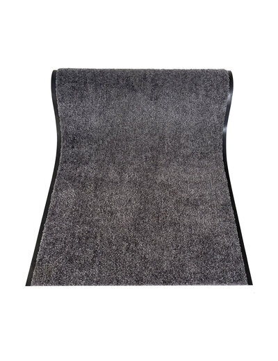 JYG Cleanwash grijs drooglooploper 2 zijdenafwerking - breedte 120cm - var. lengtes
