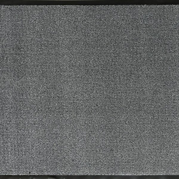 JYG Olympia grijs - deurmat inkomloper met aan de 2 zijden een rand van 2.5cm. Stofabsorberend  en anti-slip rugzijde. Voor bescherming van vloeren. Houdt het stof buiten. Gespikkeld ontwerp. - breedte 90cm