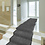 JYG Enter gris - paillasson tapis d'entrée,  couloir d'entrée, avec un bord de 2,5 cm sur les 2 longs côtés finition. Support anti-poussière et antidérapant. Pour la protection des sols. Ce chemin empêche la poussière de pénétrer dans la maison. Motif mouchet