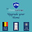 JYG Enter gris - paillasson tapis d'entrée,  couloir d'entrée, avec un bord de 2,5 cm sur les 2 longs côtés finition. Support anti-poussière et antidérapant. Pour la protection des sols. Ce chemin empêche la poussière de pénétrer dans la maison. Motif mouchet