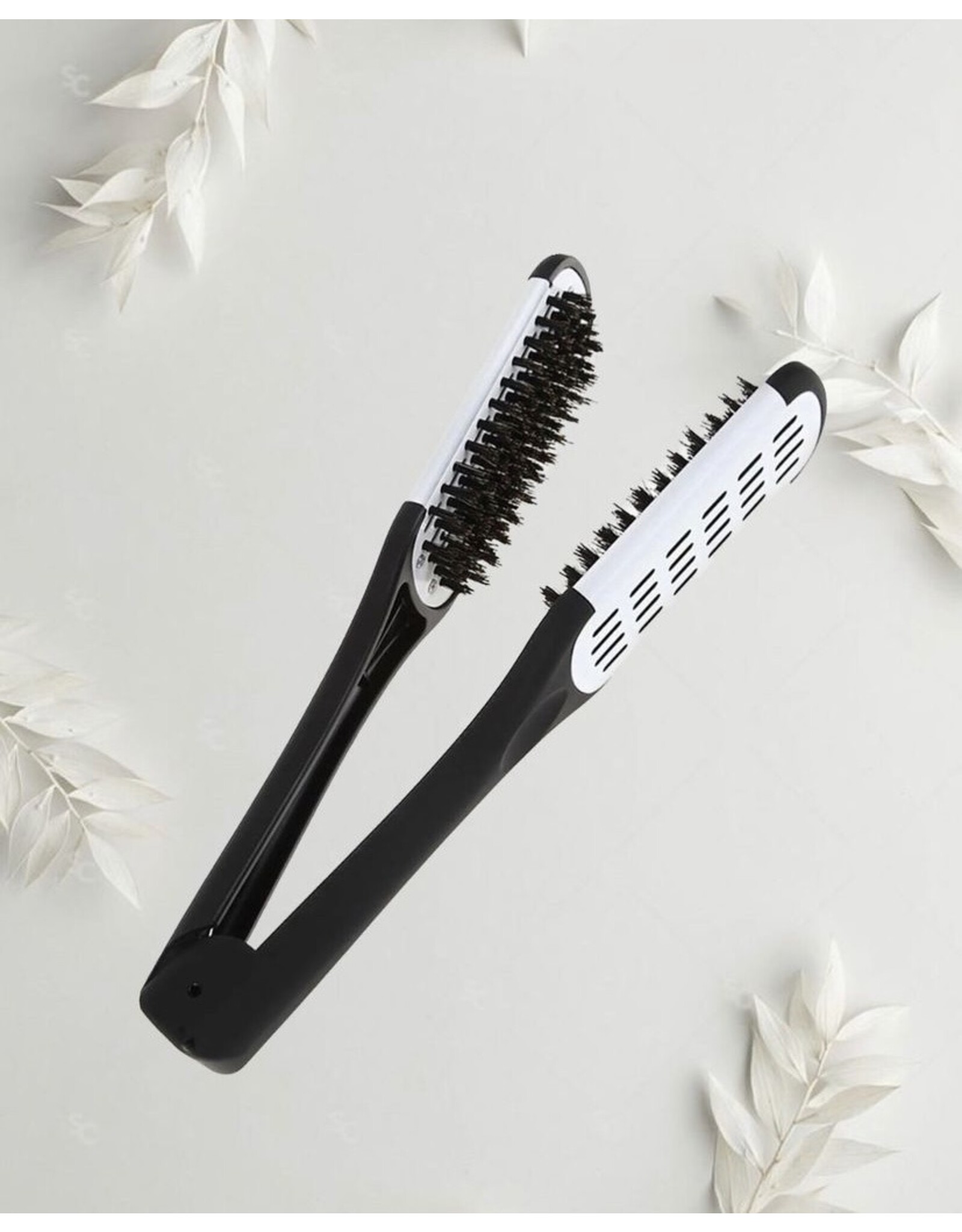 KS Hair Cosmetics KS Hair Cosmetics Ceramic Hair Straightener Brush