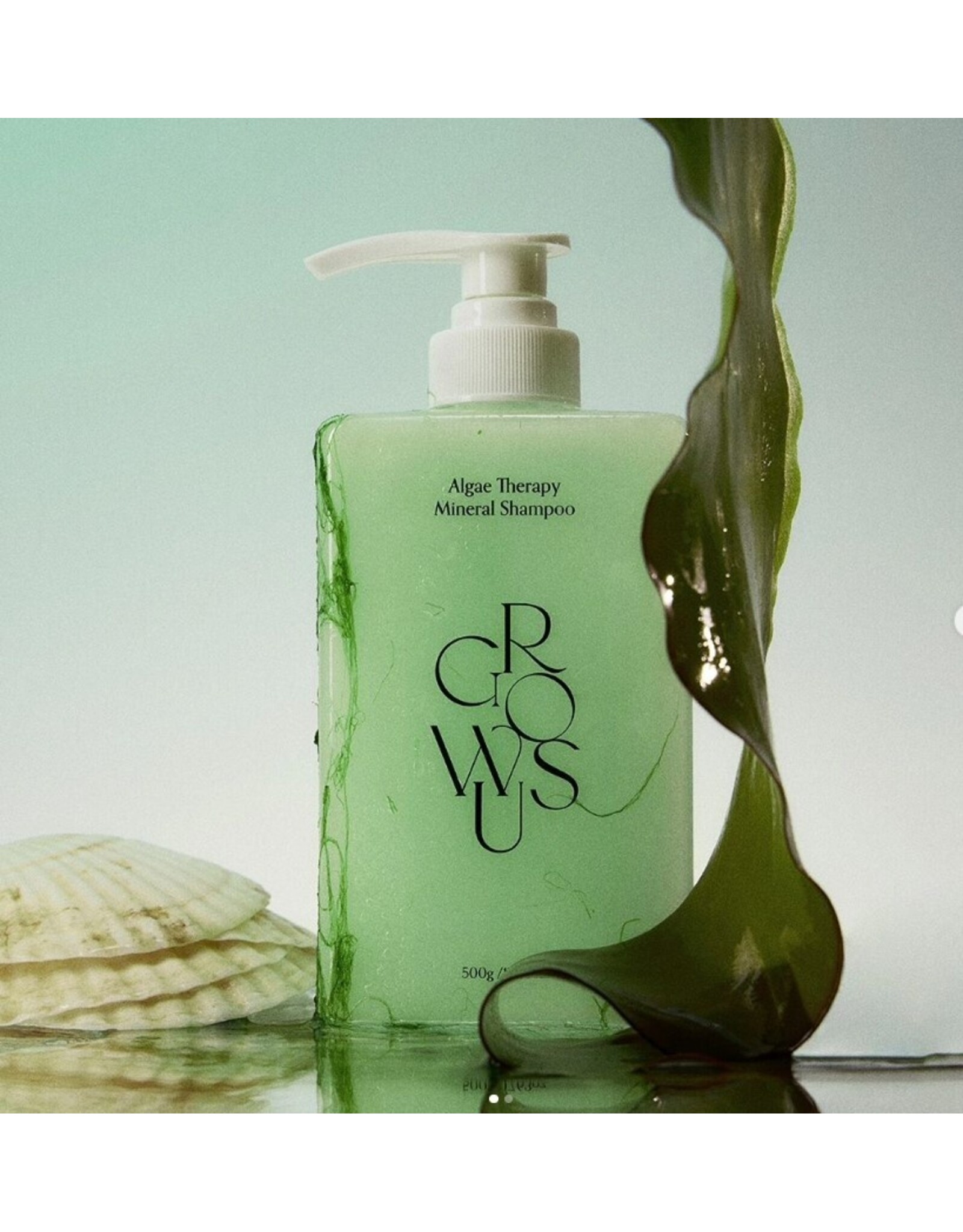 GROWUS Schweiz & Deutschland: Exklusive Thalasso-Haarpflege & Scalp Care GROWUS Algae Therapy Mineral Shampoo – Revitalisierende Meeres-Pflege für Kraft & Glanz (500g)