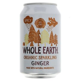 Whole Earth Whole Earth Organic Sparkling Ginger 330ml