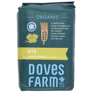 Doves Farm Doves Farm Organic Rye Wholemeal Flour 1kg