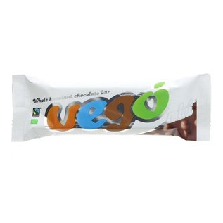 Vego Vego Organic Whole Hazelnut Chocolate Bar 65g