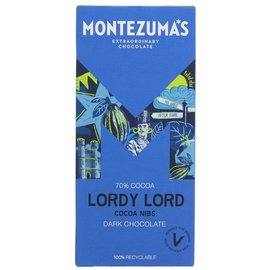 Montezuma's Montezuma's Lordy Lord 70% Dark Chocolate with Cocoa Nibs 90g