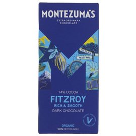 Montezuma's Fitzroy Organic 74% Dark Chocolate 90g