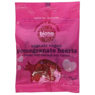 Biona Biona Organic Pomegranate Heart Sweets 75g