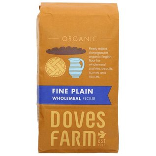 Doves Farm Doves Farm Organic Fine Plain Wholemeal Flour 1kg
