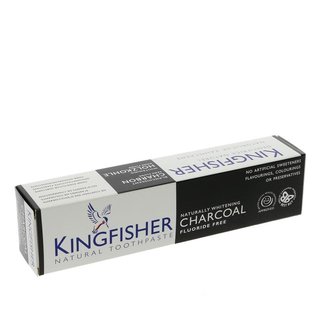 Kingfisher Kingfisher Fluoride Free Charcoal Naturally Whitening Toothpaste 100ml